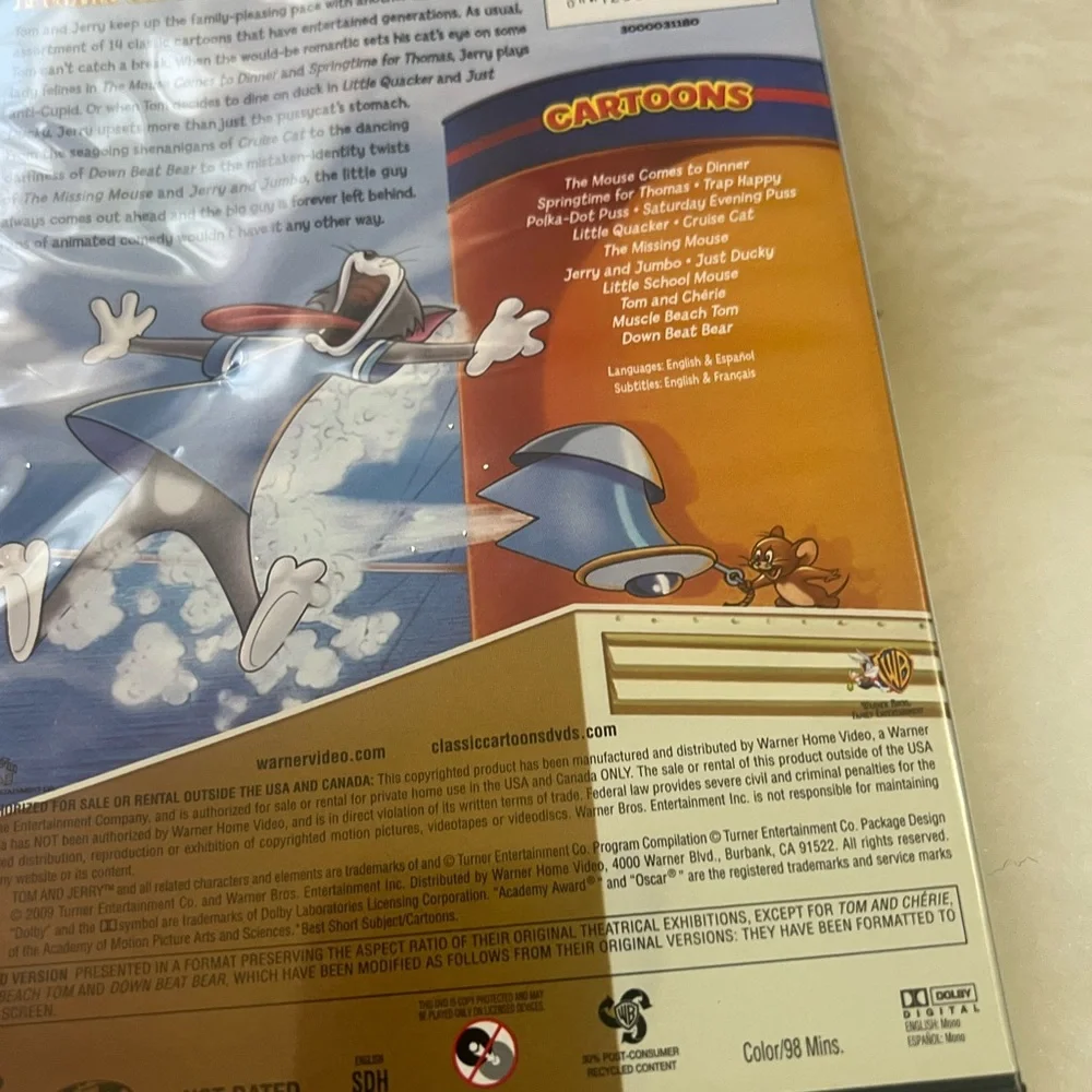 Tom and Jerry's Greatest Chases What’s New Scooby-Doo and Space Buddies DVD